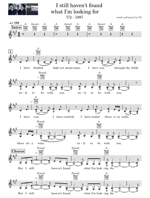 I Still Haven't Found What I'm Looking For – U2