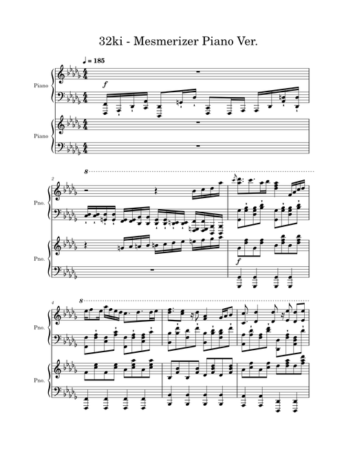 32ki - Mesmerizer Piano Ver.