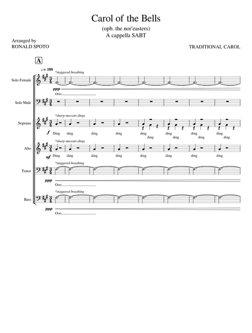 Carol of the Bells - World Choir Arrangement