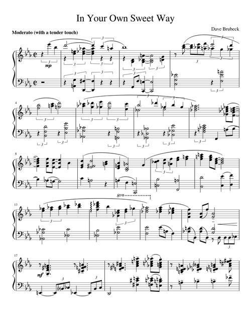 In Your Own Sweet Way – Dave Brubeck