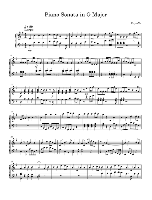 Piano Sonata No.3 in G Major