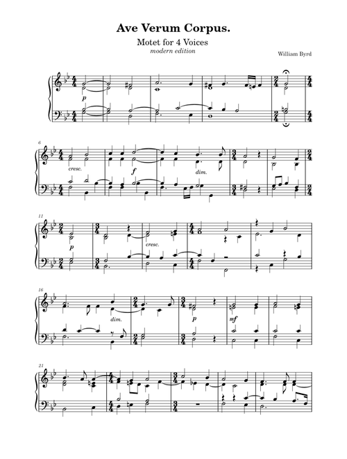 Ave Verum Corpus – William Byrd