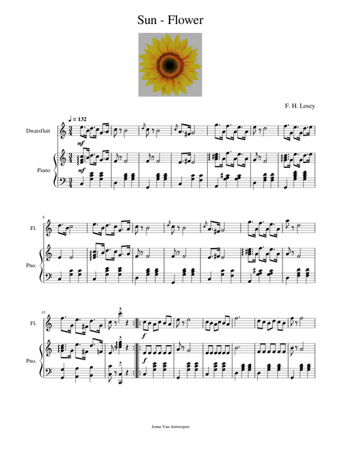 Sun - Flower – F. H. Losey