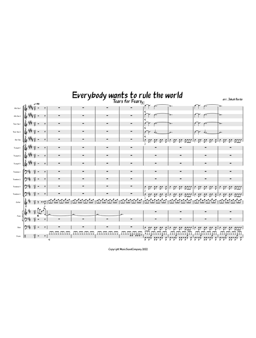 Everybody wants to rule the world – Tears for Fears/arr. Jakub Burda