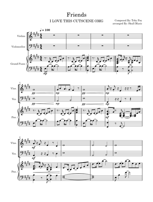 Friends- Deltarune Chapter 4 – Toby FoX