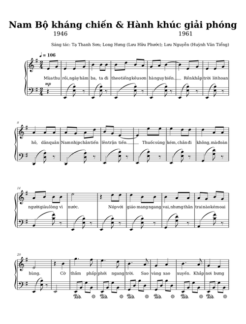 Liên khúc: Nam Bộ kháng chiến – Hành khúc giải phóng
