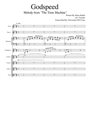 Godspeed - Klaus Badelt - Full (Unfinished) Sheet Music for Piano