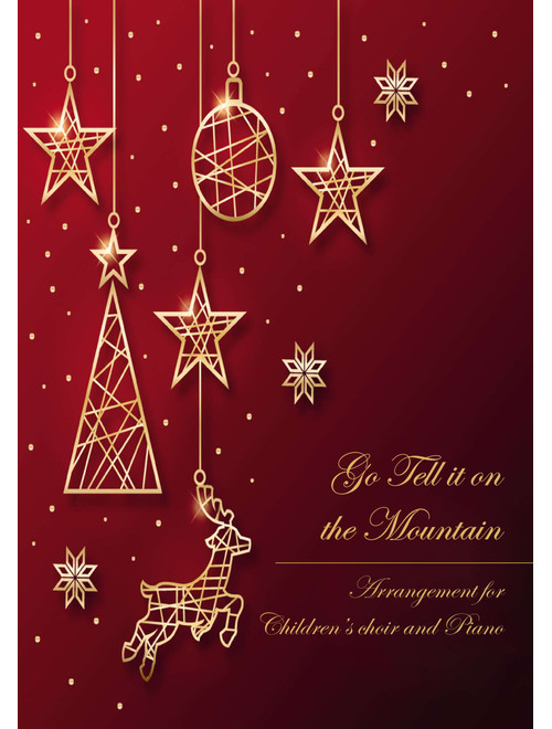 Go Tell it on the Mountain (children’s choir and Piano) (Arr. André Alberto Santos) (Piano-Vocal-Guitar (Piano Accompaniment))