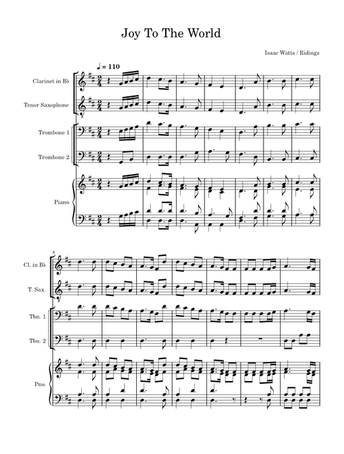 Joy to the World – Isaac Watts
