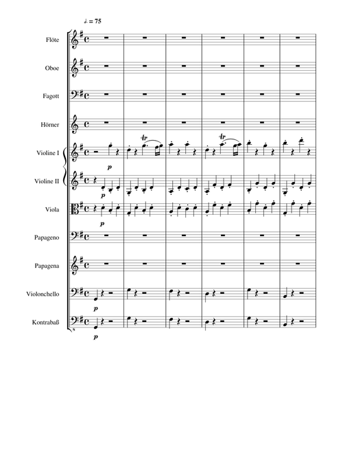 Duett Papageno-Papagena (Aria no.21F) (Die zauberflöte) (Instrumental Only)-Wolfgang Amadeus Mozart