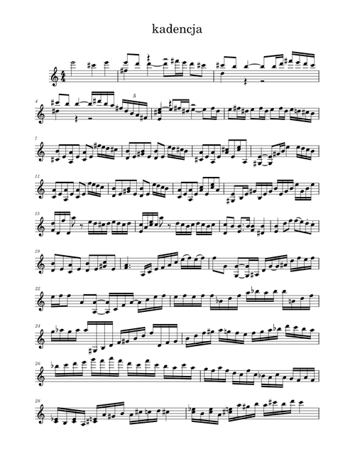Violin Concerto No.5 in A major, K.219 – Wolfgang Amadeus Mozart