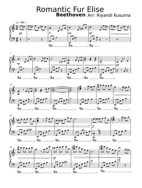 Romantic Fur Elise - Beethoven