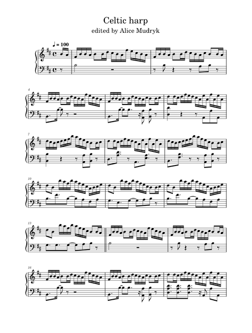 Celtic harp