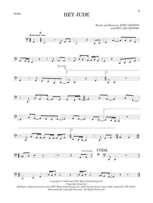 Hey Jude - The Beatles (Tuba Solo)