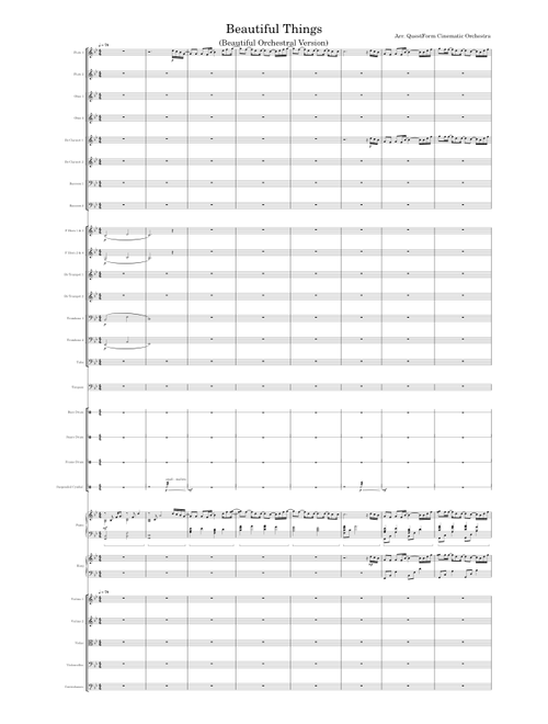 Beautiful Things – Benson Boone (Orchestral Version)