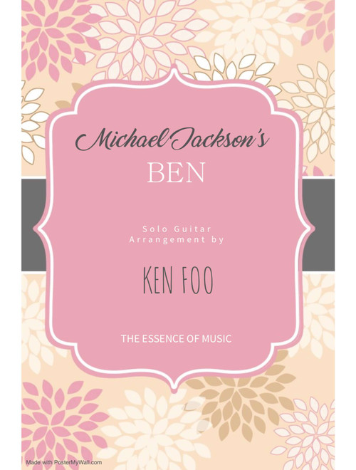 Ben (Arr. Ken Foo) - Michael Jackson (Guitar Tab)