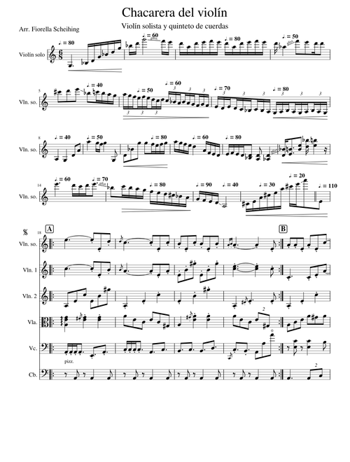 Chacarera del violín-SOLISTA Y QUINTETO DE CUERDAS