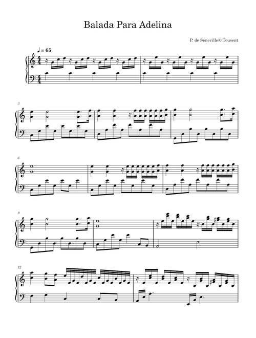 Balada Para Adelina
