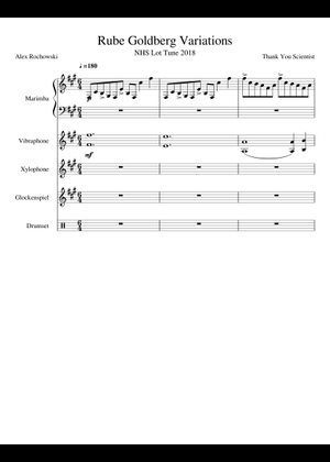 Rube Goldberg Variations - Thank You Scientist Sheet Music and Tab for ...