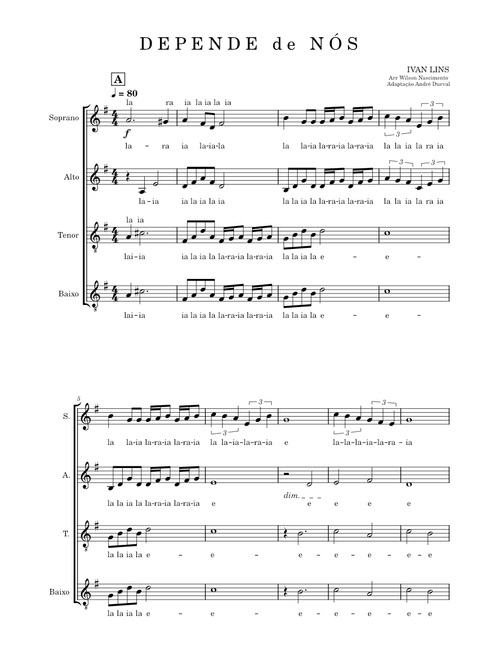 Depende de Nós - Ivan Lins Ad. Andre