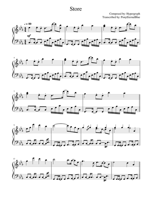 Arknights - Store (Piano Transcription)
