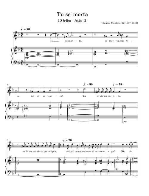 L'Orfeo, SV 318 – Claudio Monteverdi Tu se' morta m4
