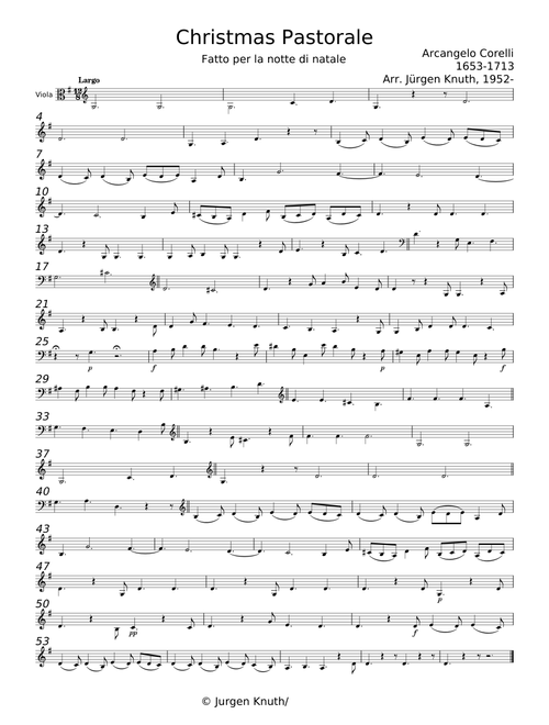 Pastorale - Arcangelo Corelli