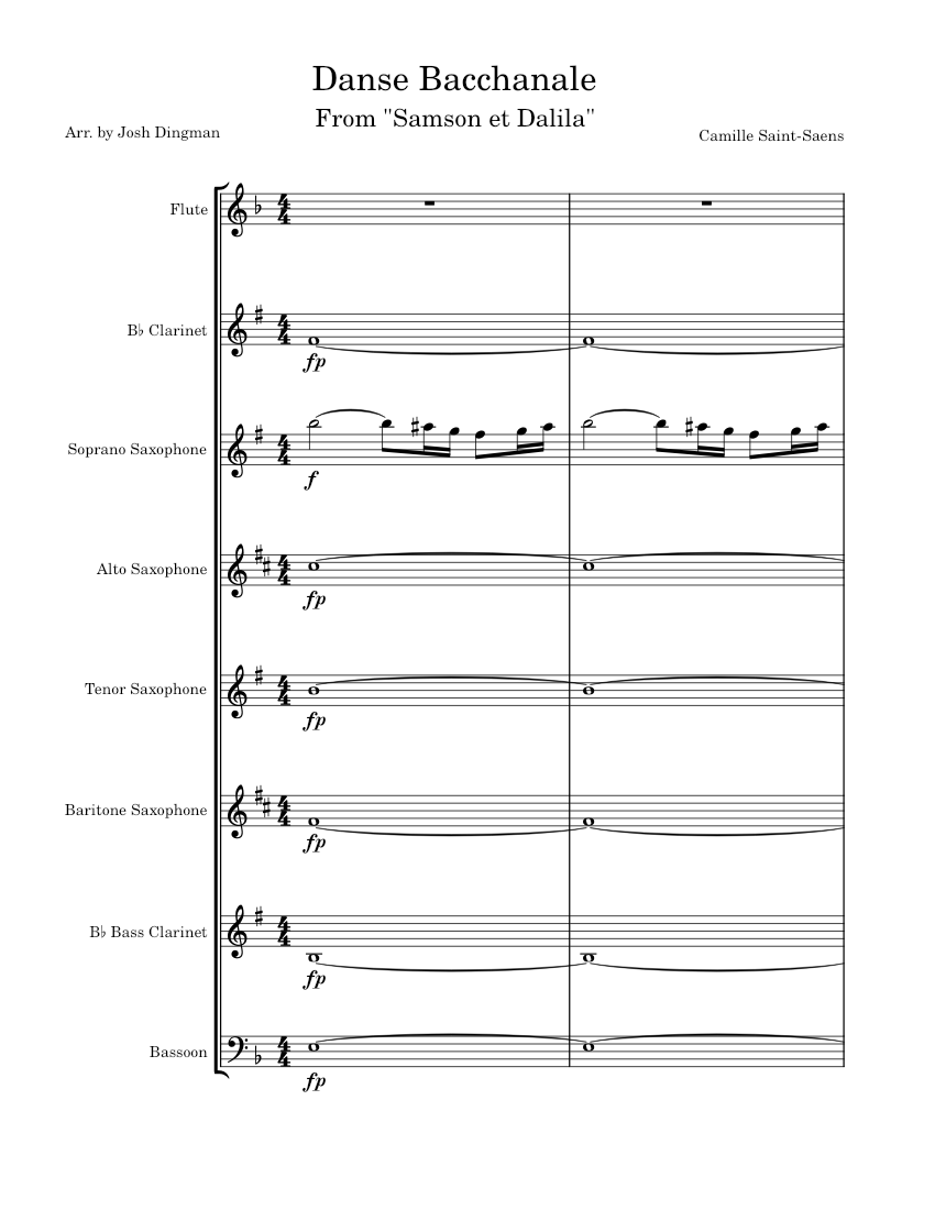 Samson et Dalila, Op. 47: Danse Bacchanale – Camille Saint