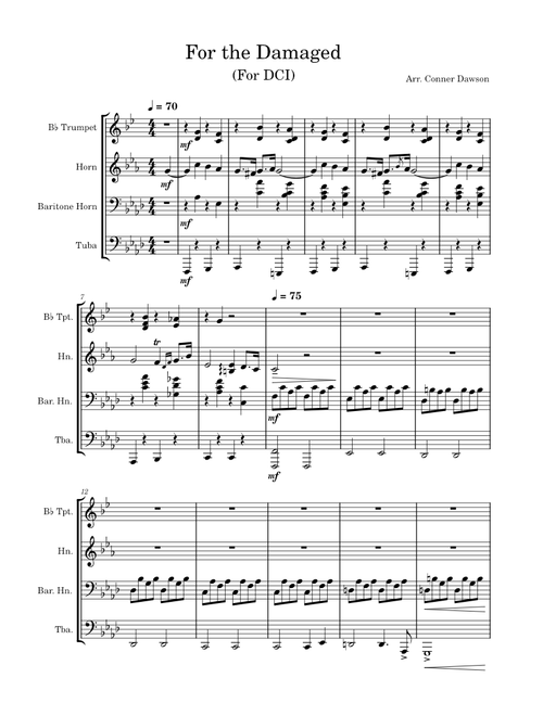 For the Damaged (For DCI)