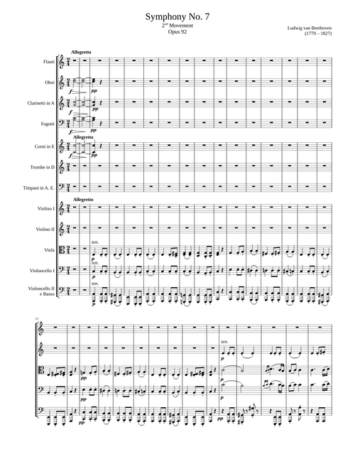 Symphony No. 7, 2nd Movement