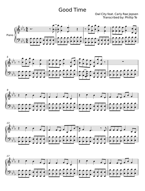 Good time - Owl City
