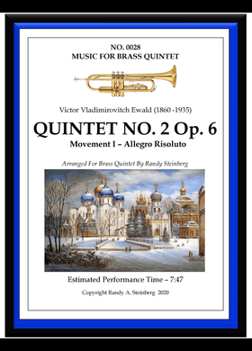 Free Quintet No. 1 by Victor Ewald sheet music | Download PDF or
