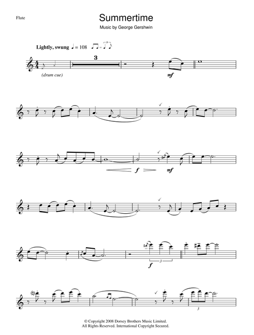 Summertime - George Gershwin (Flute Solo)