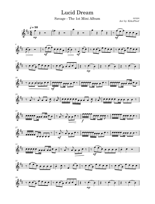 Lucid Dream – aespa -Violin-