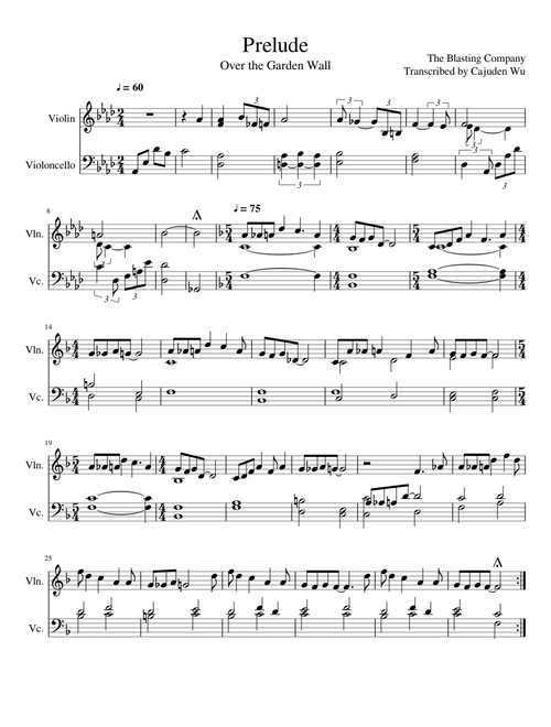 Over the Garden Wall - Prelude