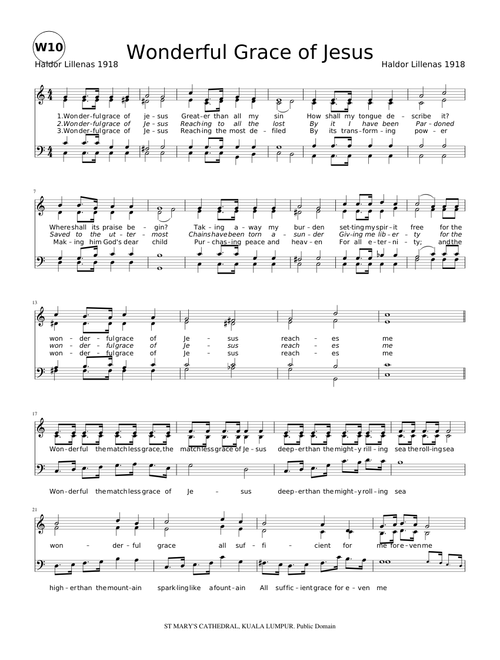 Wonderful Grace of Jesus