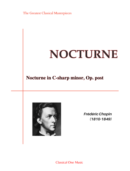 Chopin - Nocturne in C-sharp minor, Op. post (Arr. MPS) - F.Chopin (Piano Solo)