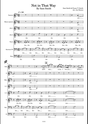 Play Official version of Not in that way Sheet Music by Sam Smith for ...