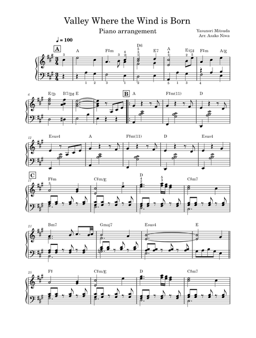Xenogears sheet music by kenberry5 | Play, print, and download in