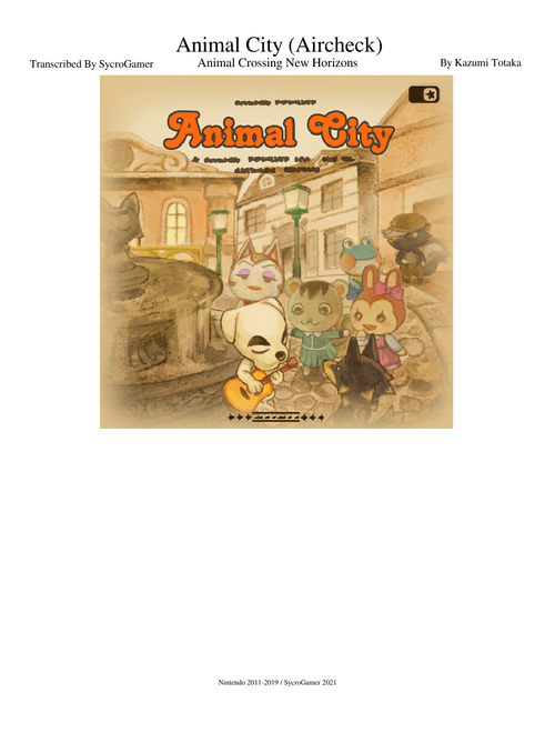 Animal City (Aircheck) - Animal Crossing New Horizons