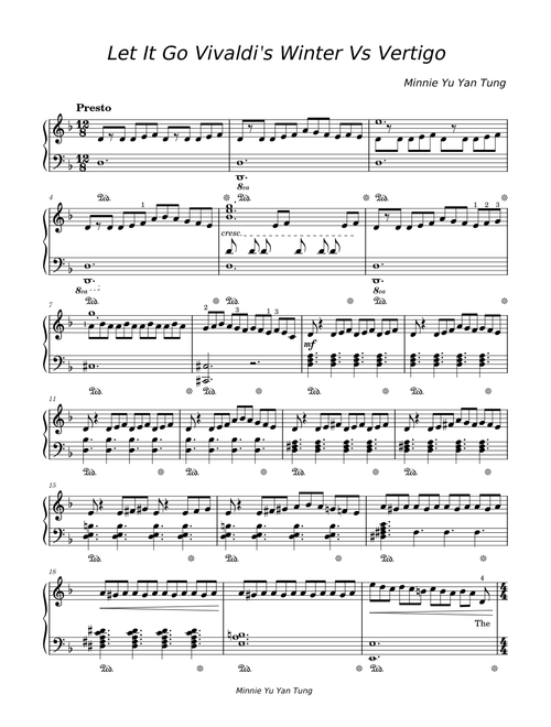 Let it Go Winter Vivaldi vs Vertigo