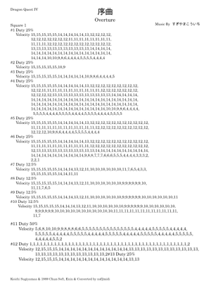 Dragon Quest XI - Overture Sheet Music for Piano (Solo