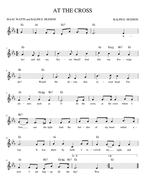 At the Cross – Isaac Watts