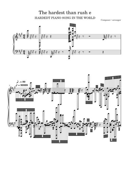 THE HARDEST PIANO PIECE IN THE WORLD – melanieabelbe