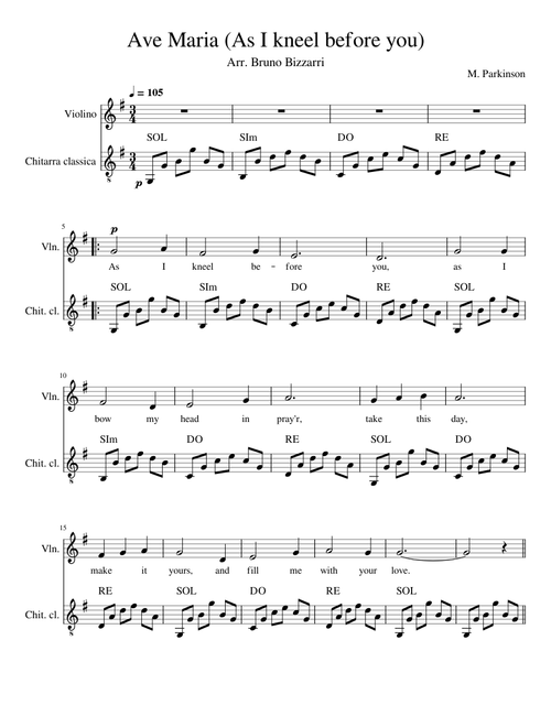 As I Kneel Before You (Ave Maria) – Maria Parkinson