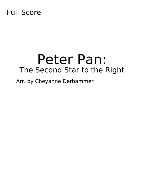 The Second Star to the Right