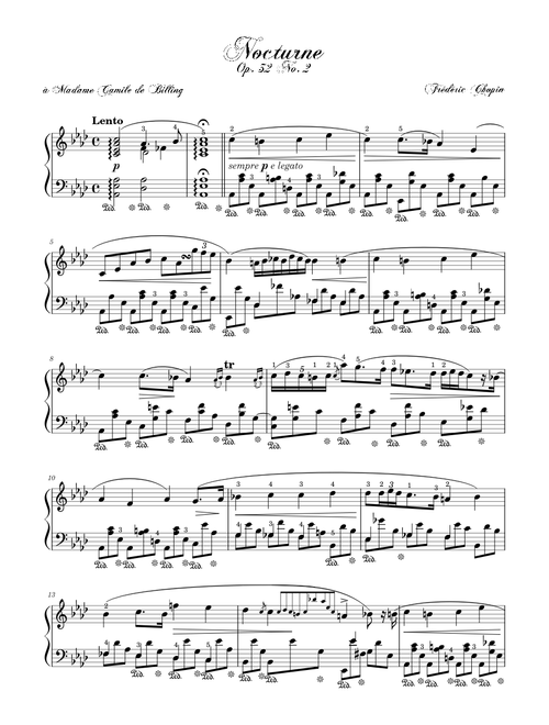 Nocturne Op. 32 No. 2