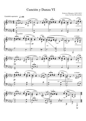 Free Federico Mompou sheet music | Download PDF or print on