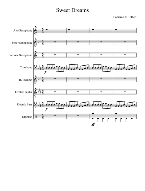 Sweet Dreams (Jazz Combo Arrangement)