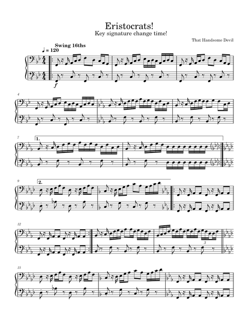 Eristocrats (Discordia pt. II) – That Handsome Devil (Piano ver.)